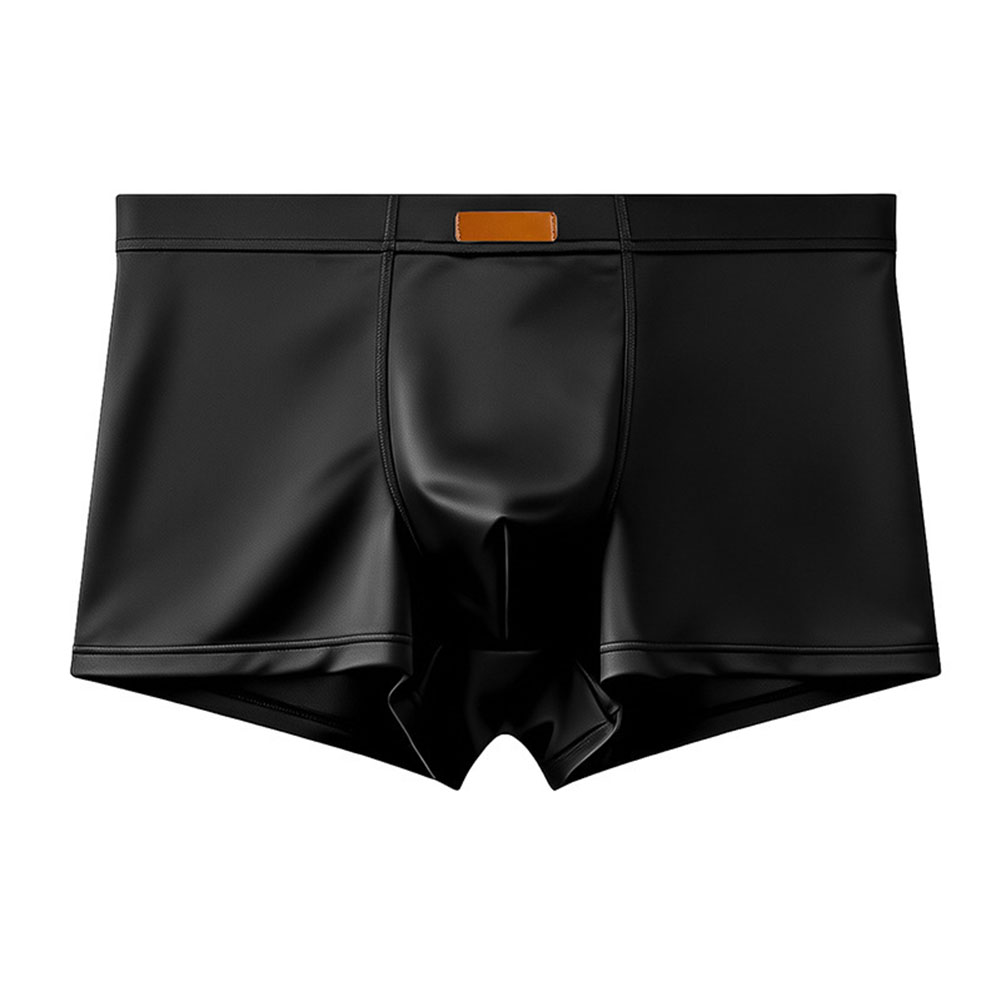 Trunk Breathable Men - Herren Eisseide Satin-ähnliche Boxershorts mit Vordertasche